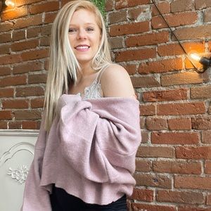 Reversible Pink Sweater